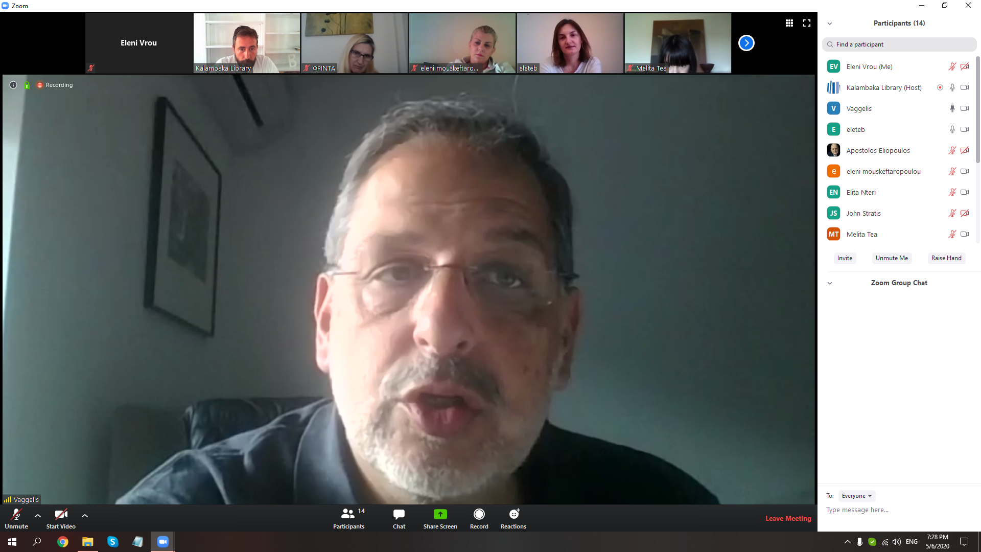 pragmatopoiithike i 2i tilediaskepsi me to syggrafea k baggeli iliopoylo 2020 05 06 1