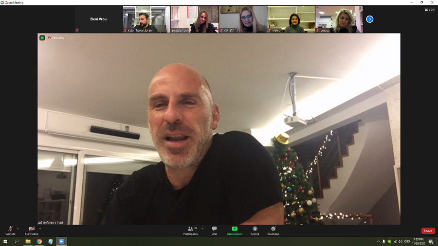 pragmatopoiithike i tilediaskepsi me to syggrafea stefano xenaki 2020 12 01 1