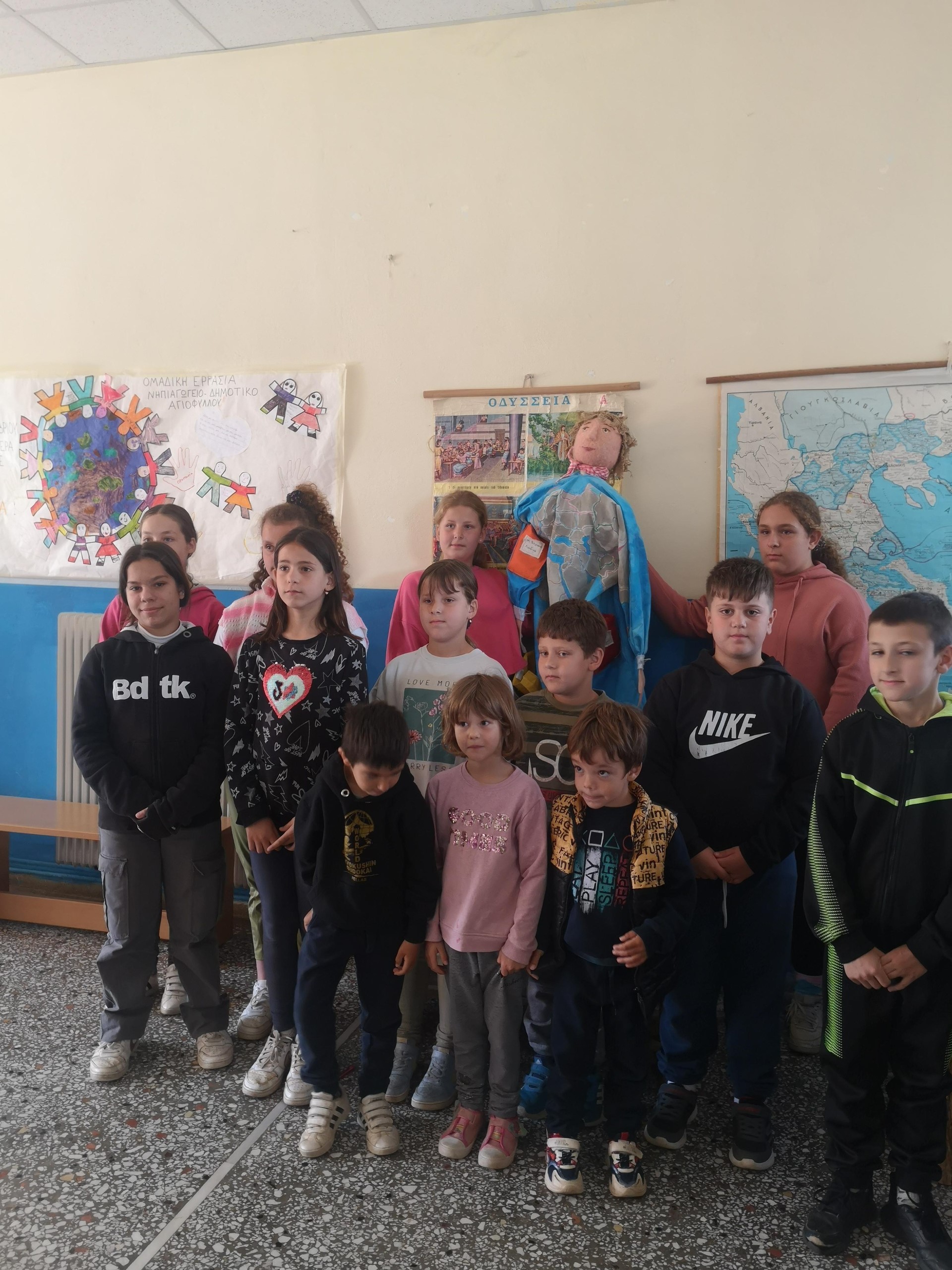 the library in the villages of oxyneia and agiofyllo with action aid s 2p educational suitcase 2023 05 26 1