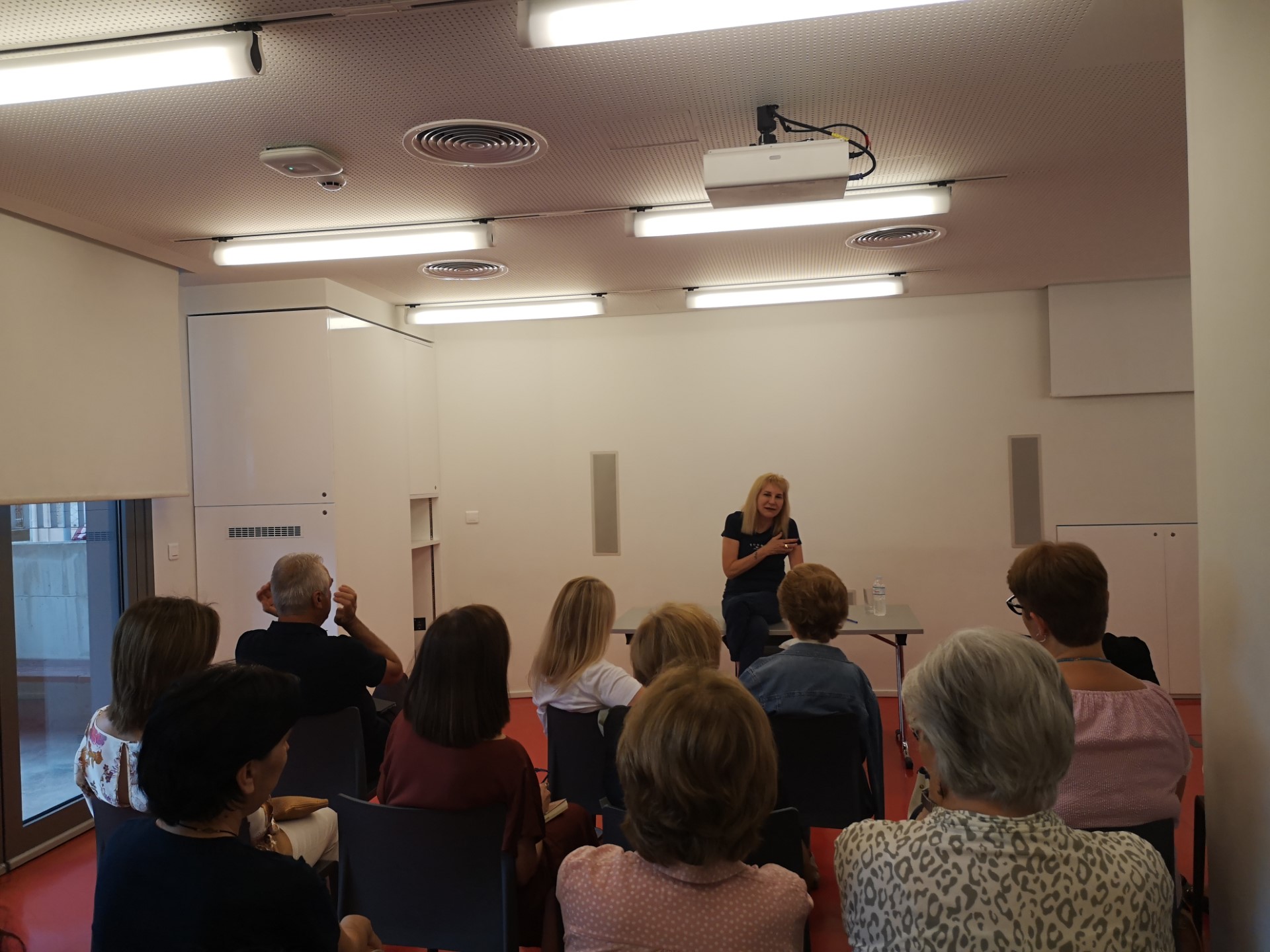 the well known author soti triantafillou enchanted the audience at the presentation of her book 2023 06 12 1