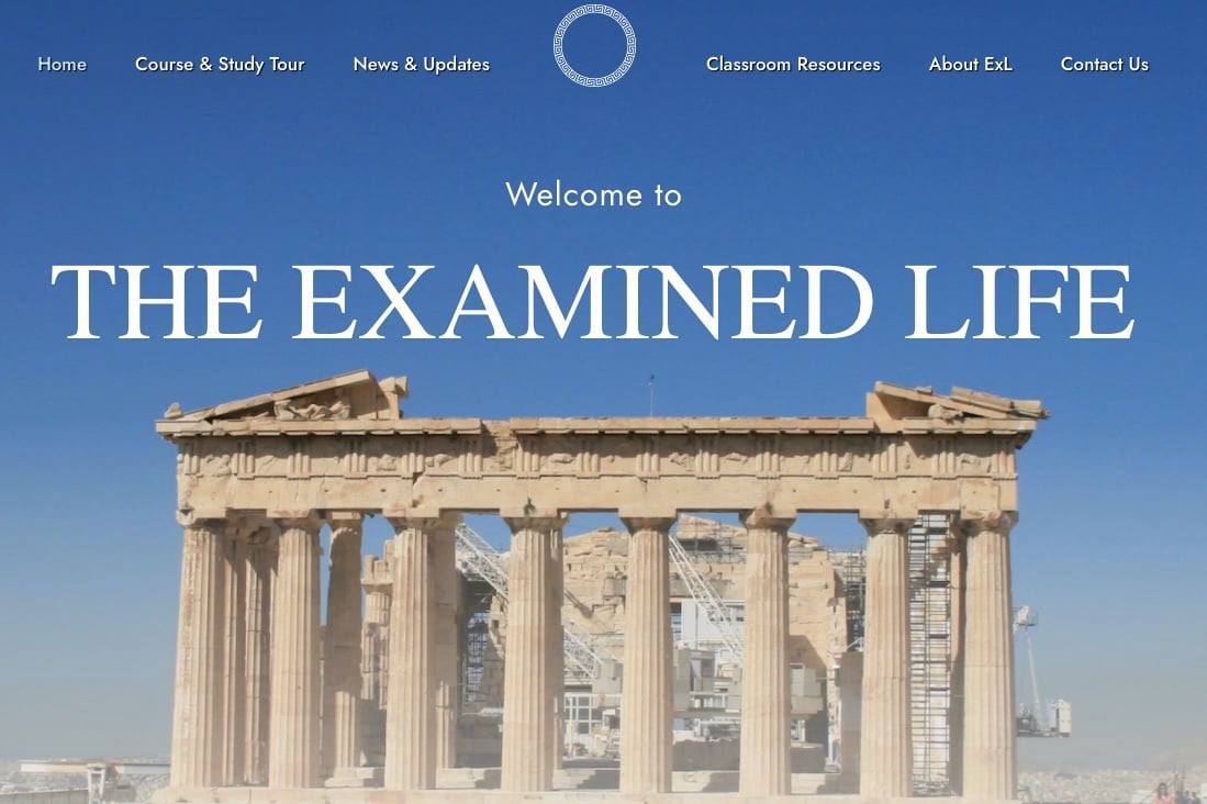 Visit by a team from the organization "The Examined Life: Greek Studies in the Schools