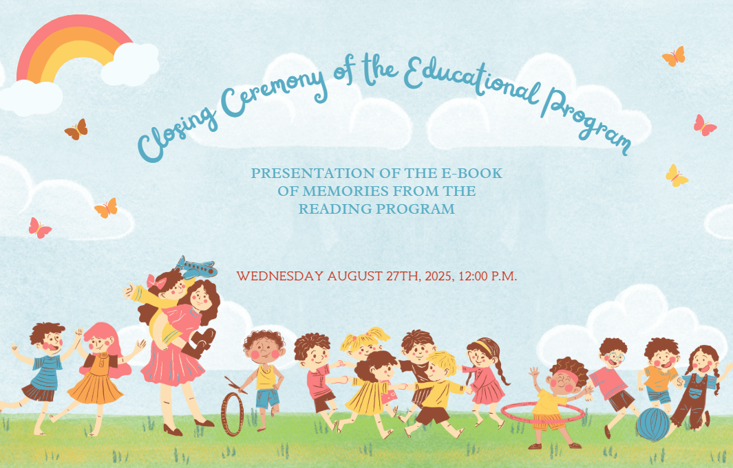 Closing Ceremony of the Reading Promotion Program – Presentation of the Digital Memory Book from“Reading at Our Library”!