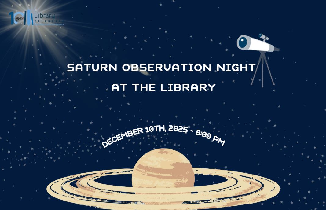A Night of Saturn Observation at the Library!