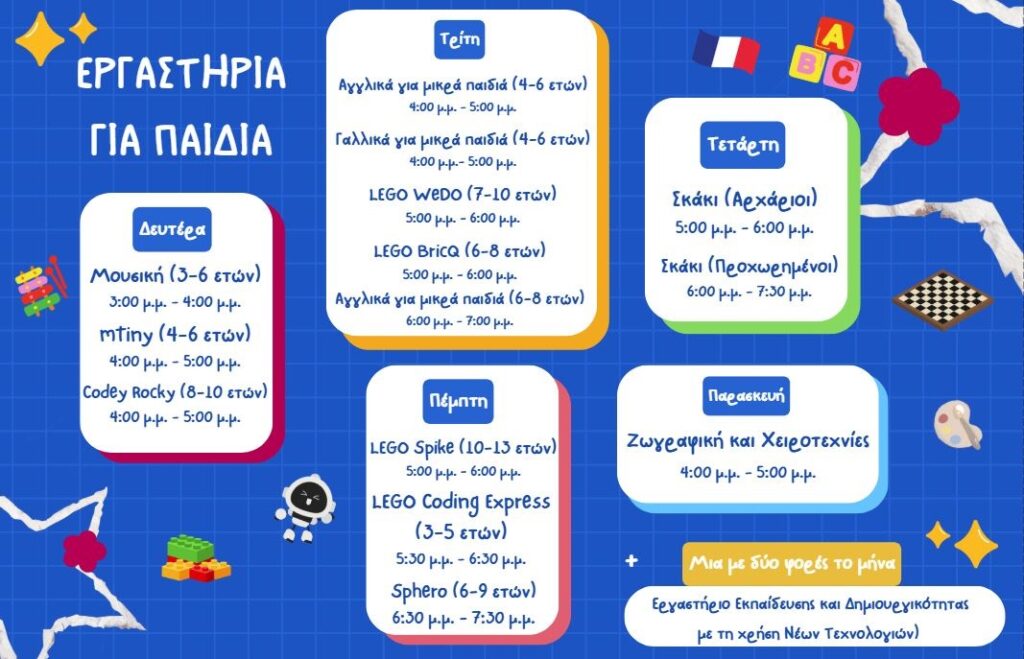 Workshops for Children GR