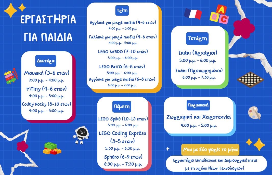 Workshops for Children GR