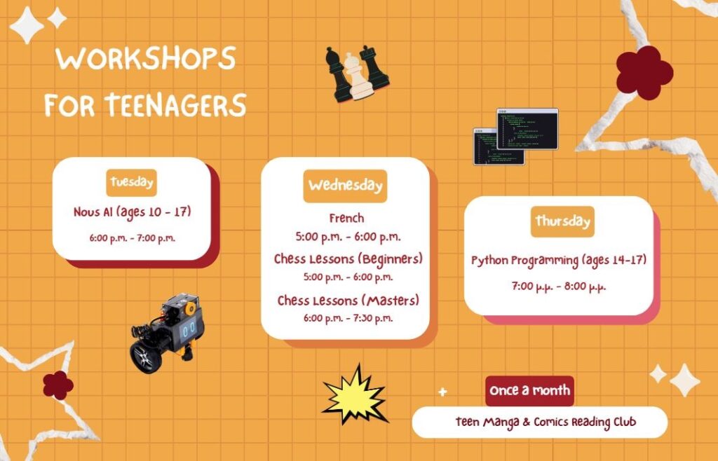 Workshops for Teens ENG
