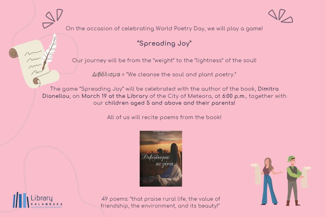 Celebrating World Poetry Day at the Library