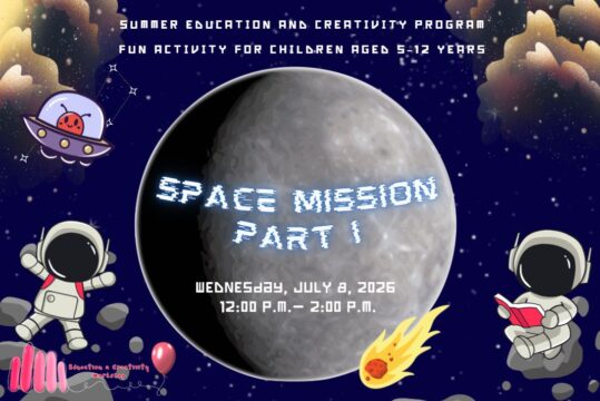 Summer Events 2026: "Space Mission Part I"