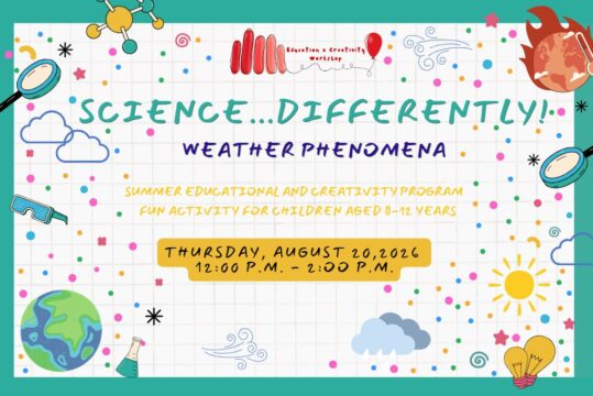 Summer Activities 2026: Science... Differently! Meteorological Phenomena