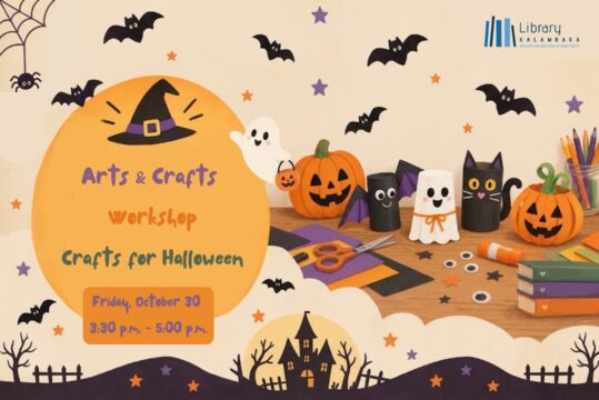 Arts & Crafts Workshop for Halloween