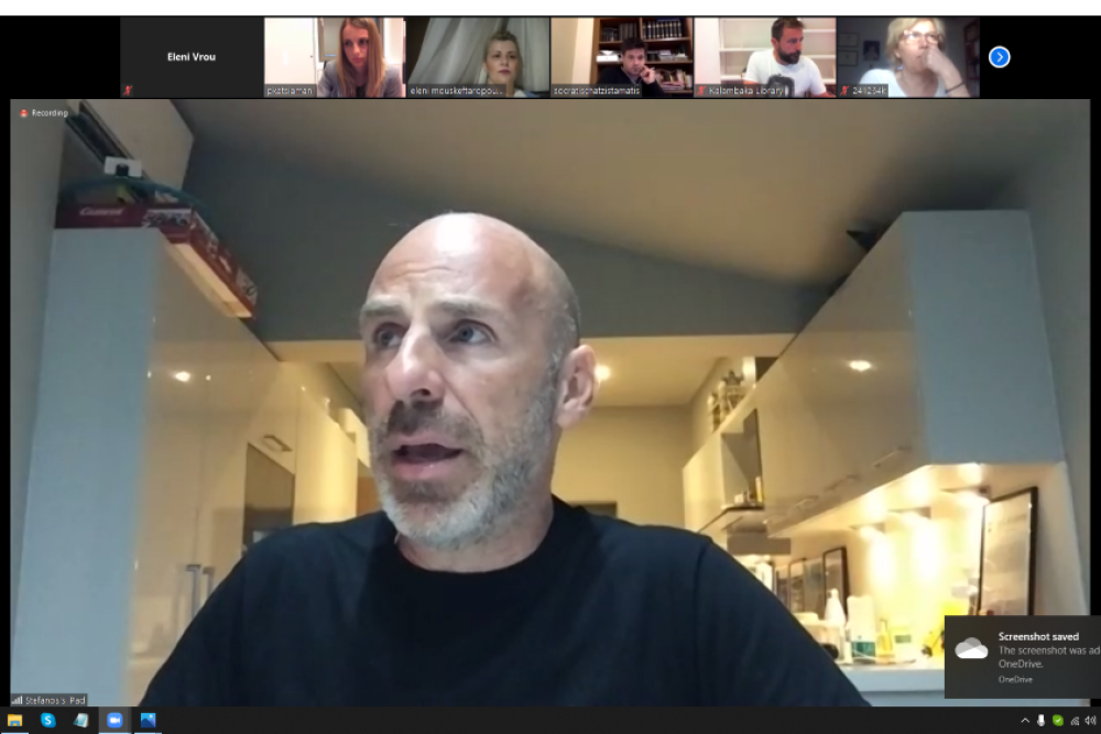 pragmatopoiithike i tilediaskepsi me to syggrafea stefano xenaki 2020 04 20 1