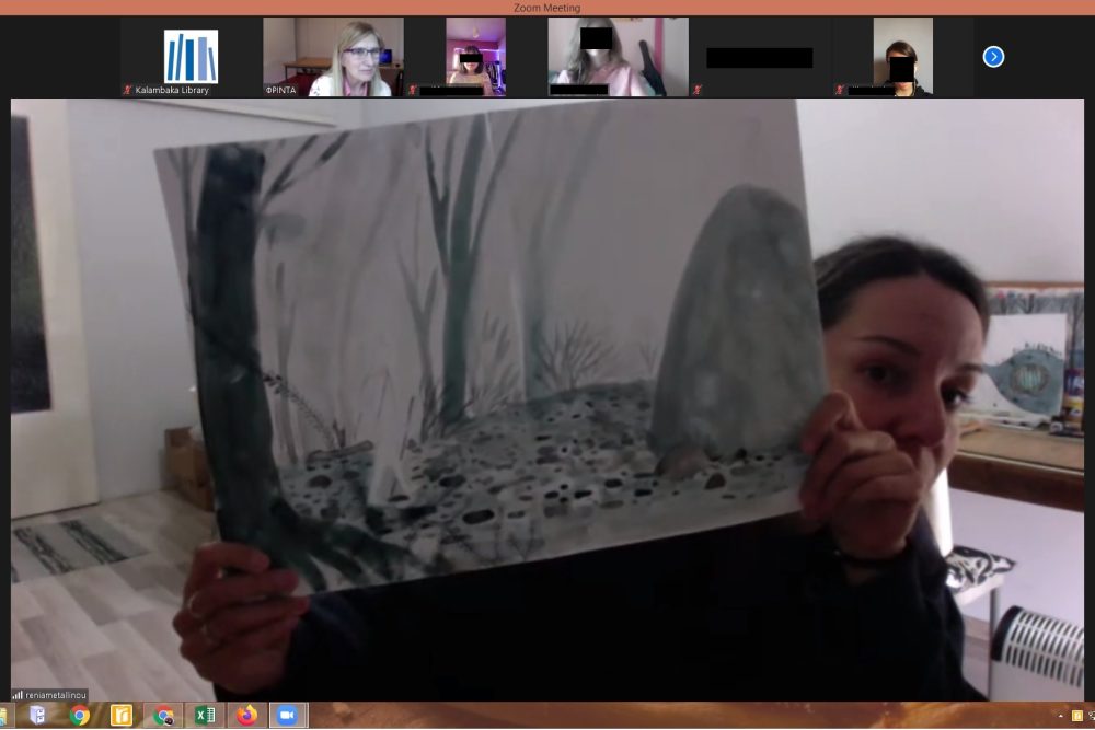 pragmatopoiithike i tilediaskepsi me tin eikonografo renia metallinoy 2021 04 14 1