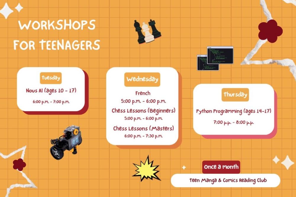Workshops for Teens ENG